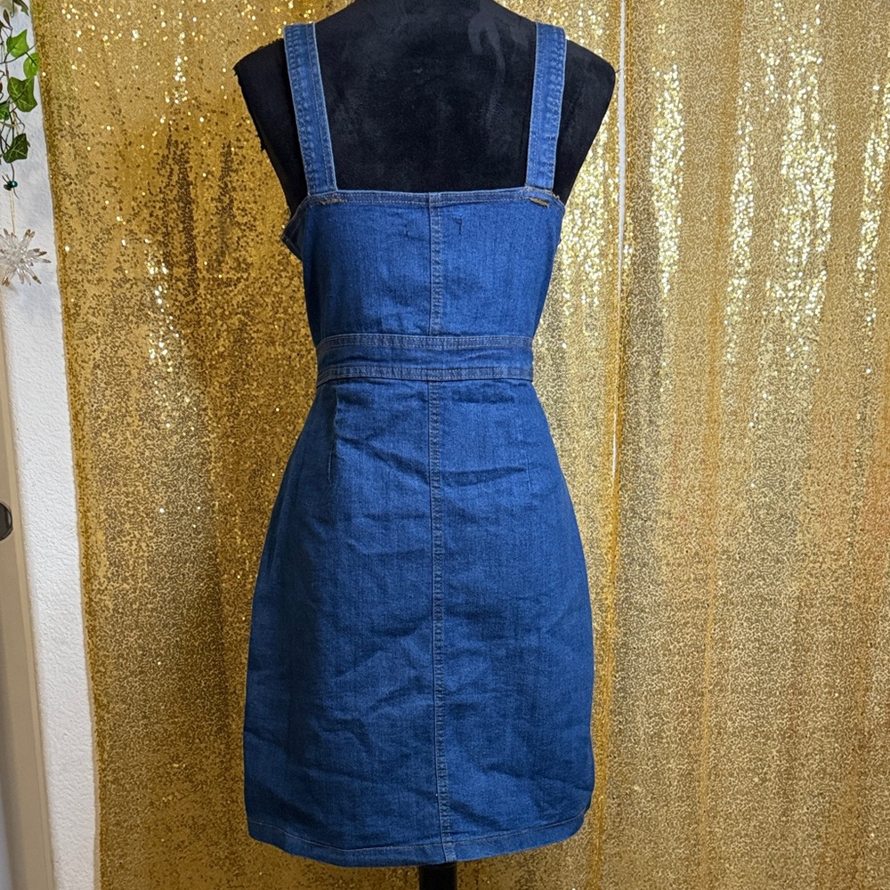 Taxi Retro Y2K Denim Dress - Picture 4 of 10